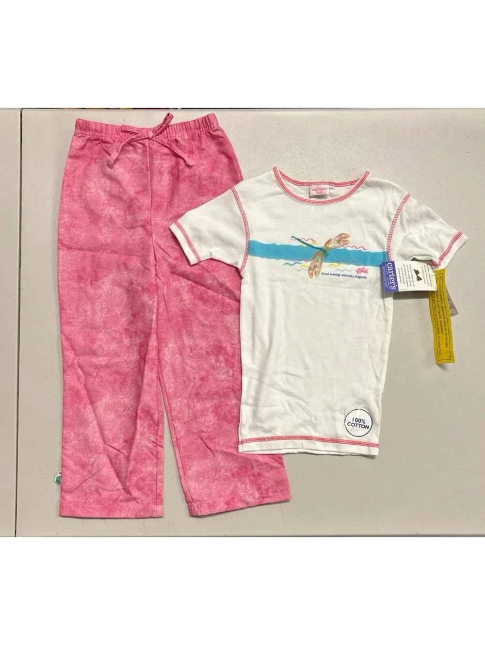 NWT Vintage Carter’s Eric Carle Very Hungry Caterpillar 2 Pajama Sets Size 6